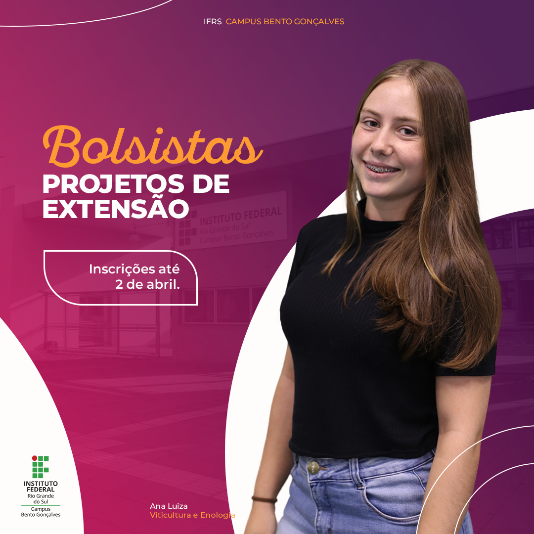 Abertas as inscrições de estudantes para bolsas em programas e projetos