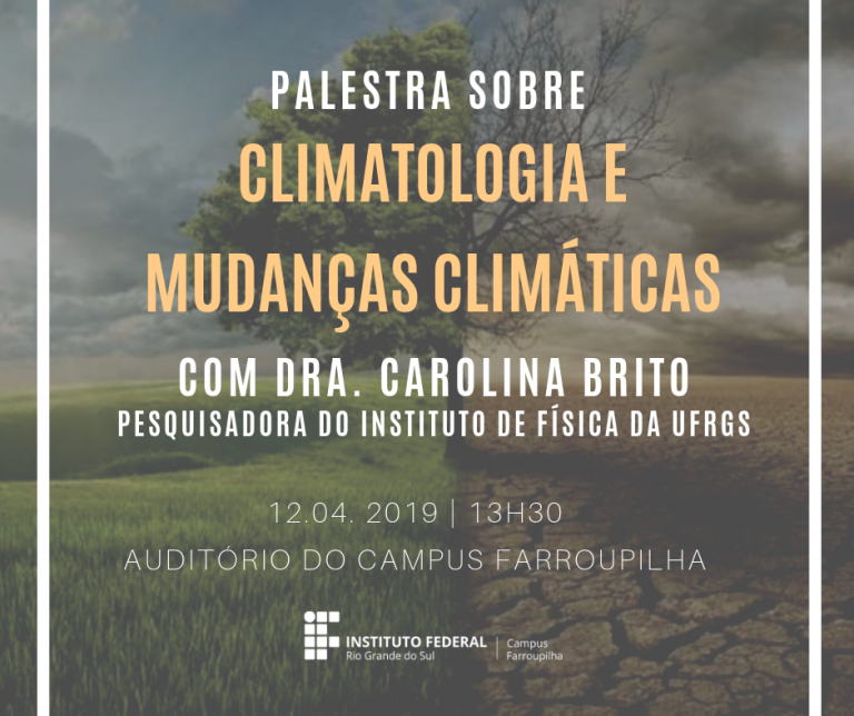 Campus Farroupilha realiza palestra sobre climatologia e mudanças