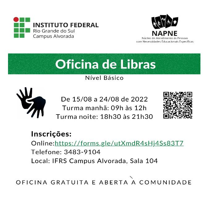 Técnico em Tradução e Interpretação em Libras - Campus Alvorada