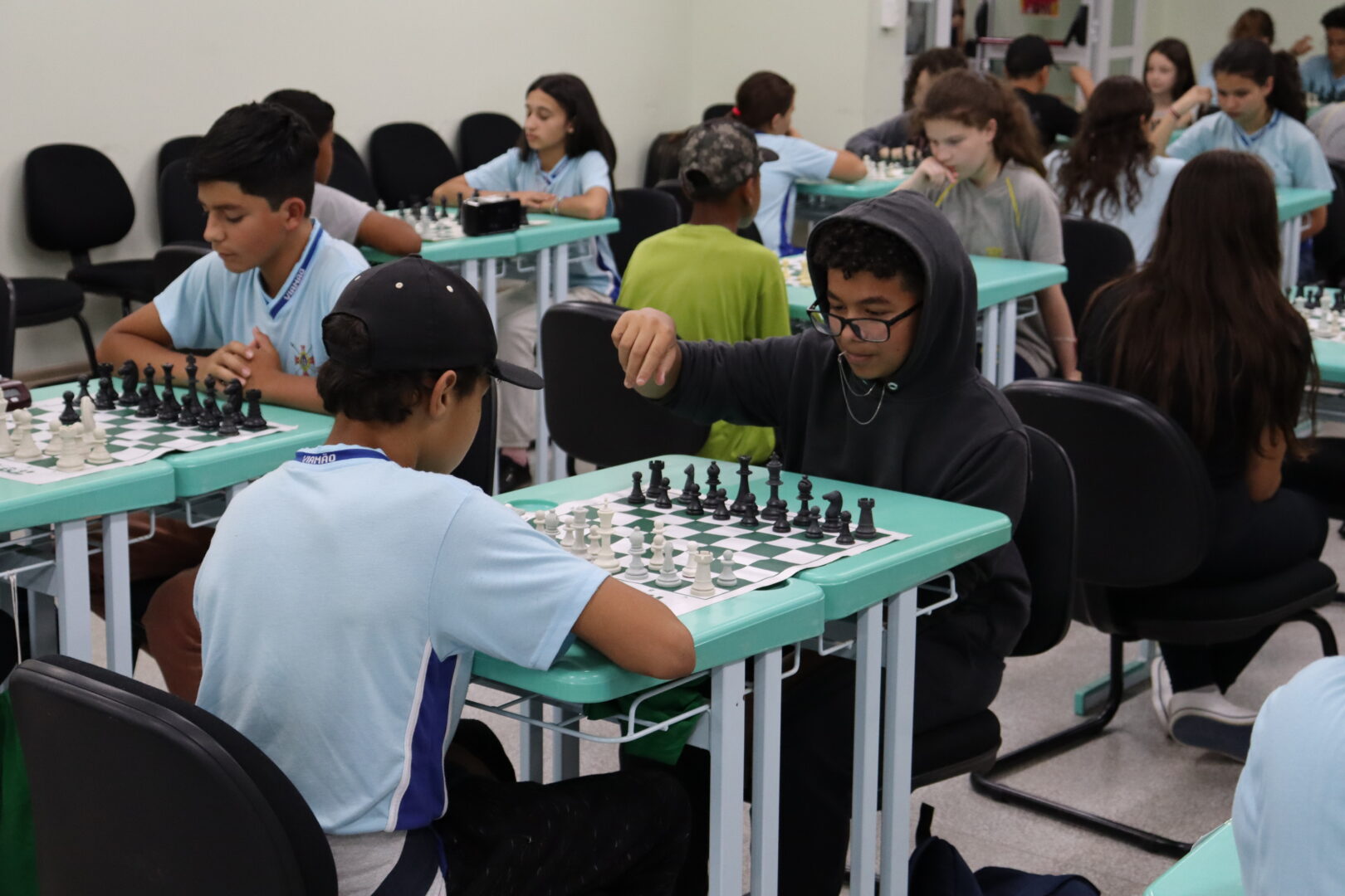 Alunos participam do Torneio de Xadrez do Etapa 2023