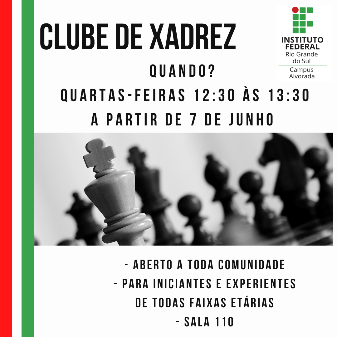 Estão abertas as inscrições para o I Torneio Club de Xadrez do