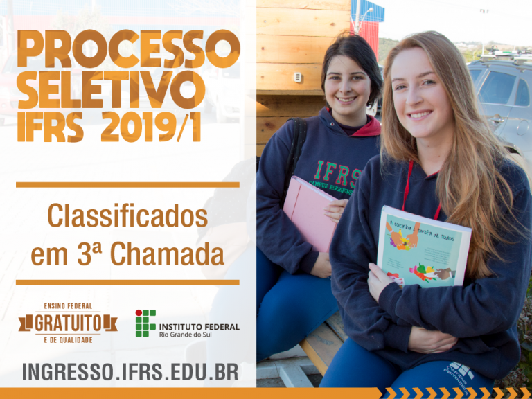 3ª Chamada Processo Seletivo Campus Bento Gonçalves 4029