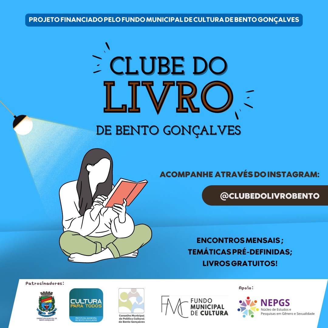 Projeto “Clube do Livro de Bento Gonçalves” realizará encontros no Campus -  Campus Bento Gonçalves