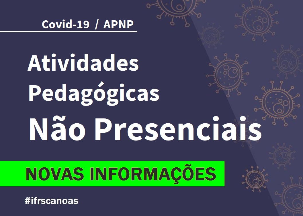 Atividades Pedagógicas Não Presenciais!