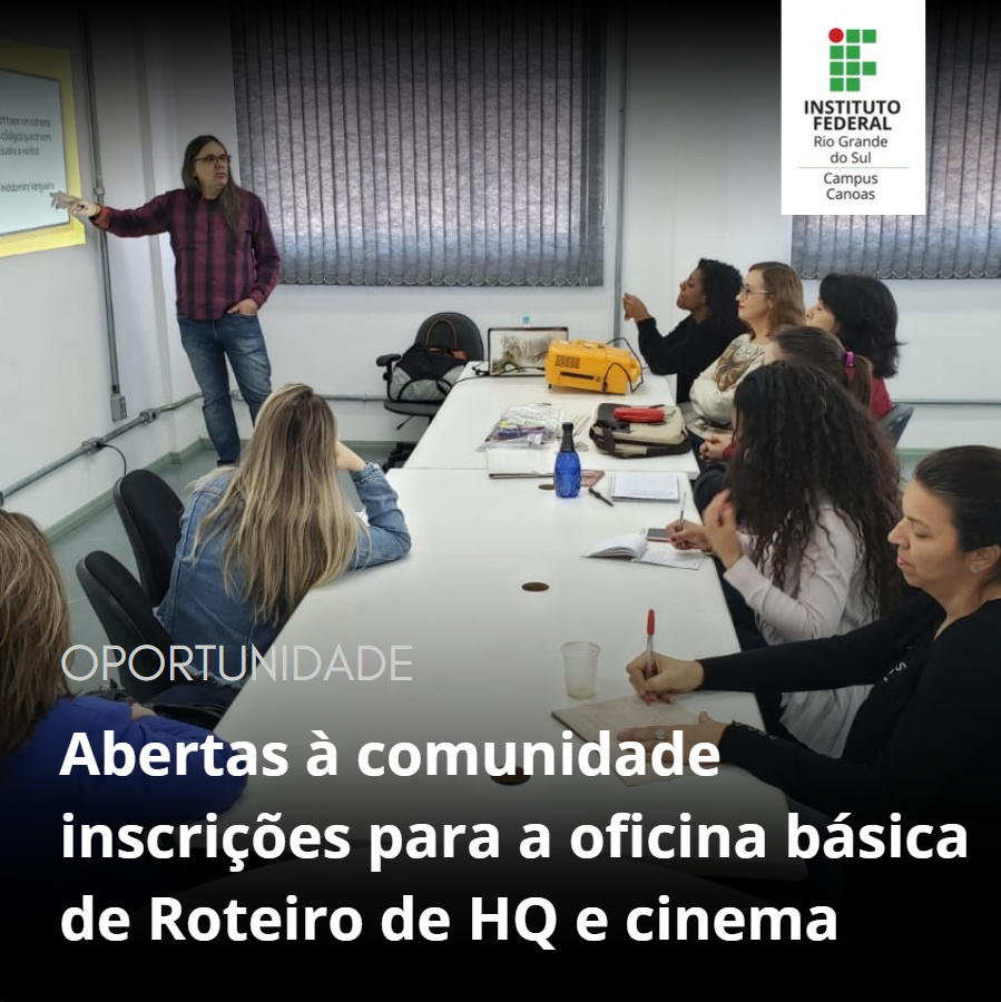 Gratuitas: Abertas inscrições para Oficina de Roteiro e Produção de Séries  Animadas - Comunidade Notícia