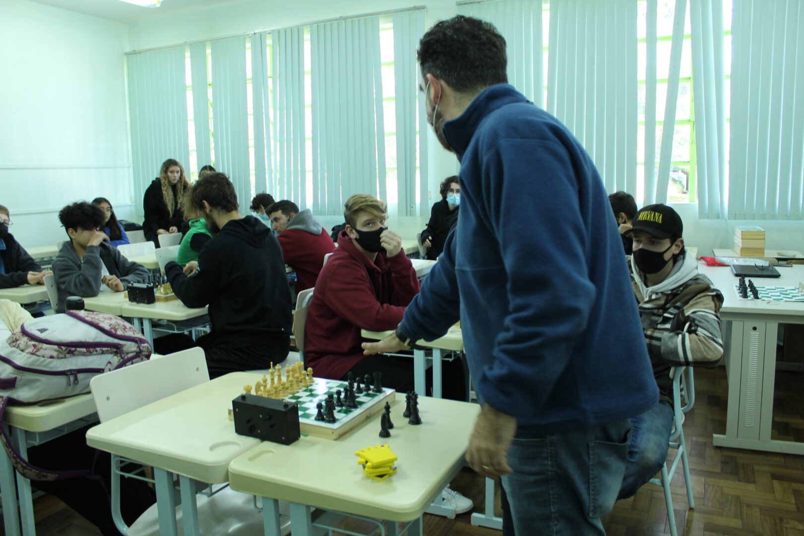 Oficina de Xadrez para estudantes do Campus - Campus Bento Gonçalves