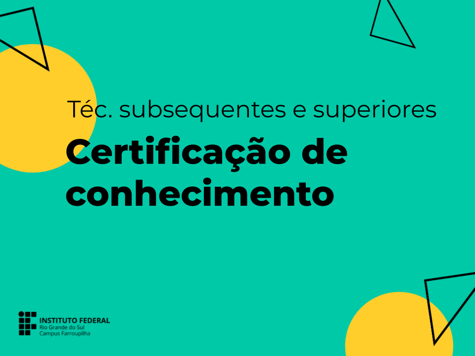 Como solicitar certificação de conhecimento? - Central de ajuda