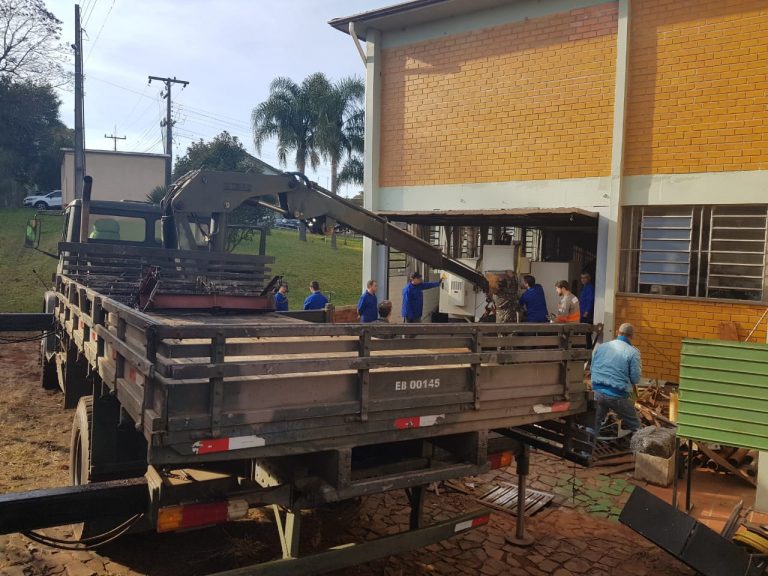 Ex\u00e9rcito Brasileiro auxilia na mudan\u00e7a para novo pr\u00e9dio - Campus Ibirub\u00e1