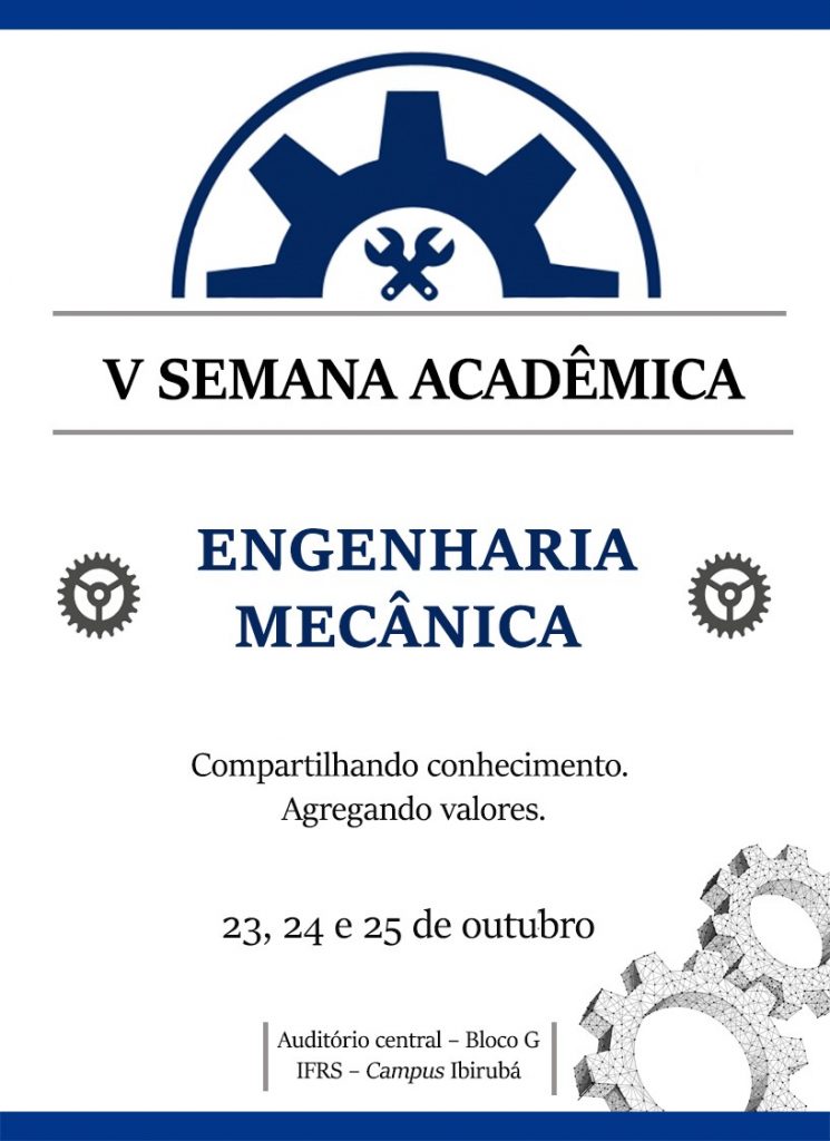 Conheça o curso de Engenharia Mecânica - IFRS 