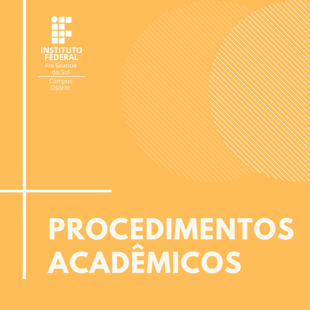 Orientações finais para alunos concluintes