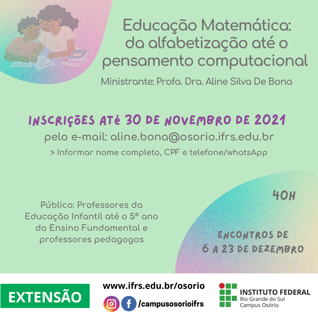 Curso Jogos Matemáticos na Educação Infantil