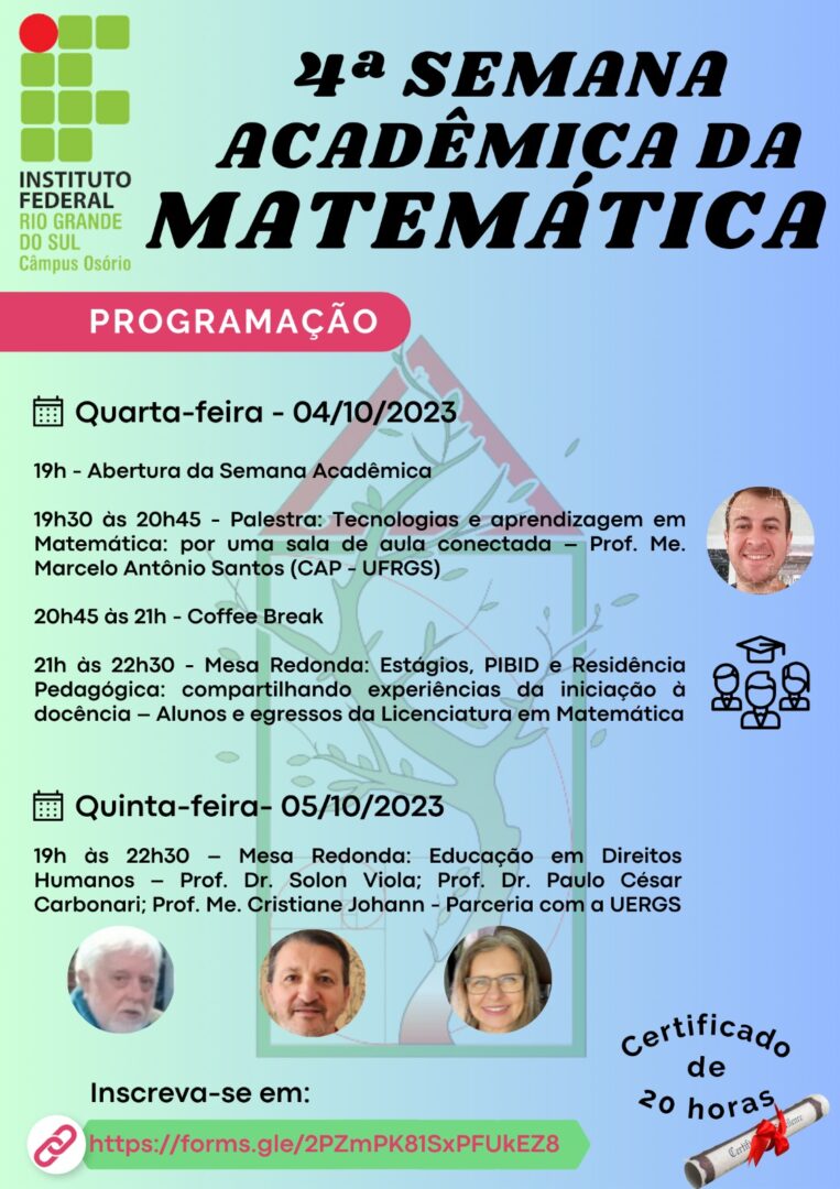 30 de outubro de 2019 – Estudo de Matemática