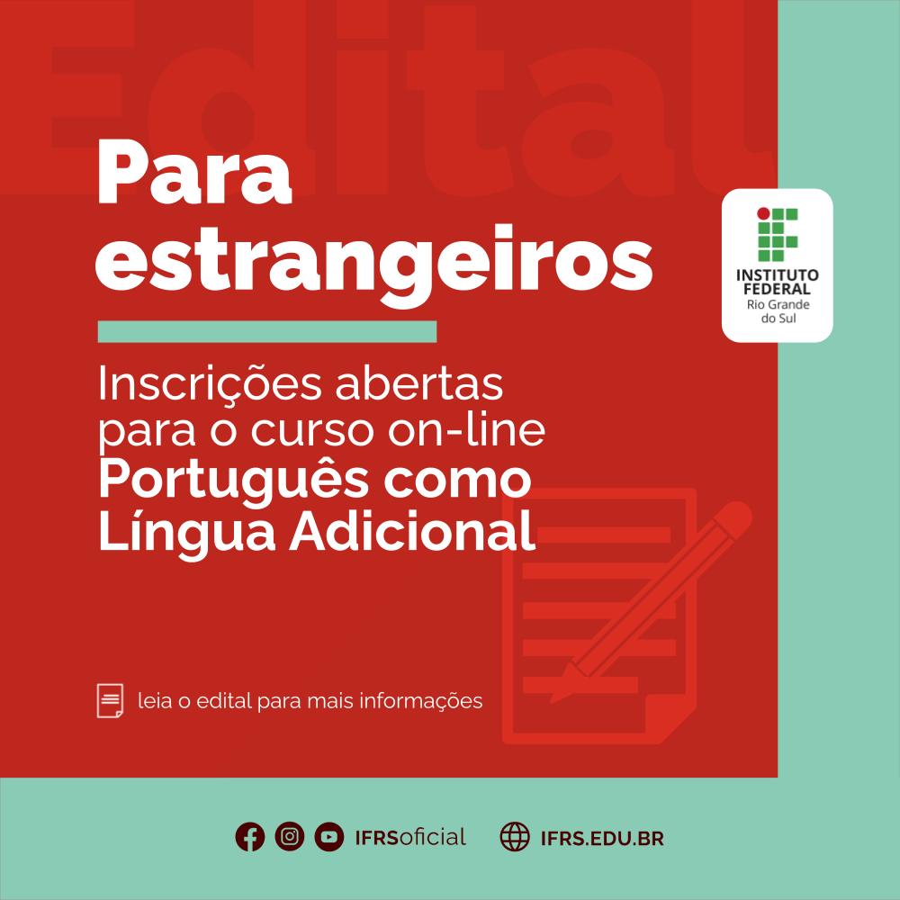 Curso a dist&acirc;ncia gratuito de portugu&ecirc;s para estrangeiros recebe inscri&ccedil;&otilde;es