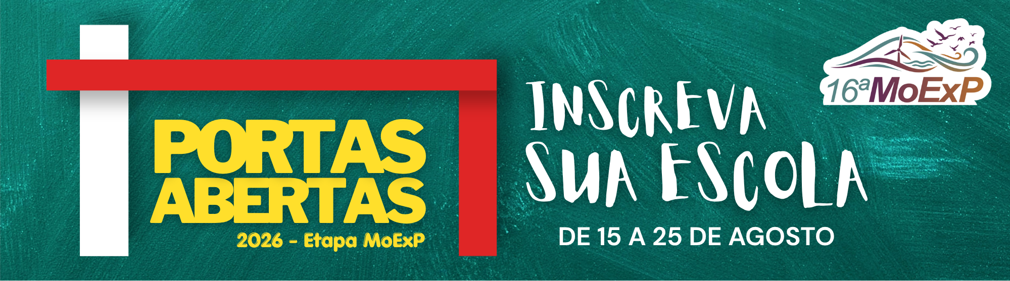 Banner site Portas Abertas - edi&ccedil;&atilde;o MoExP
