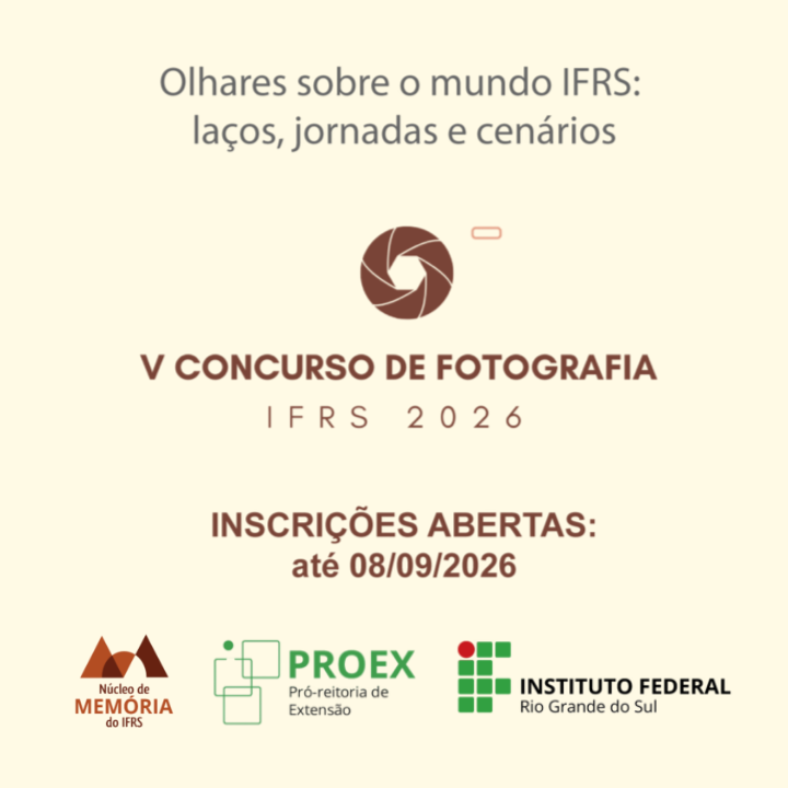 Card Concurso Fotografia IFRS