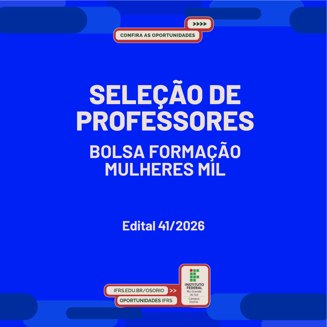Divulga&ccedil;&atilde;o sele&ccedil;&atilde;o professores Mulheres Mil