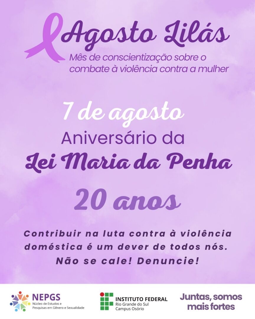 Oficina de autodefesa e inaugura&ccedil;&atilde;o do Banco Vermelho marcam a programa&ccedil;&atilde;o do Agosto Lil&aacute;s no Campus Os&oacute;rio