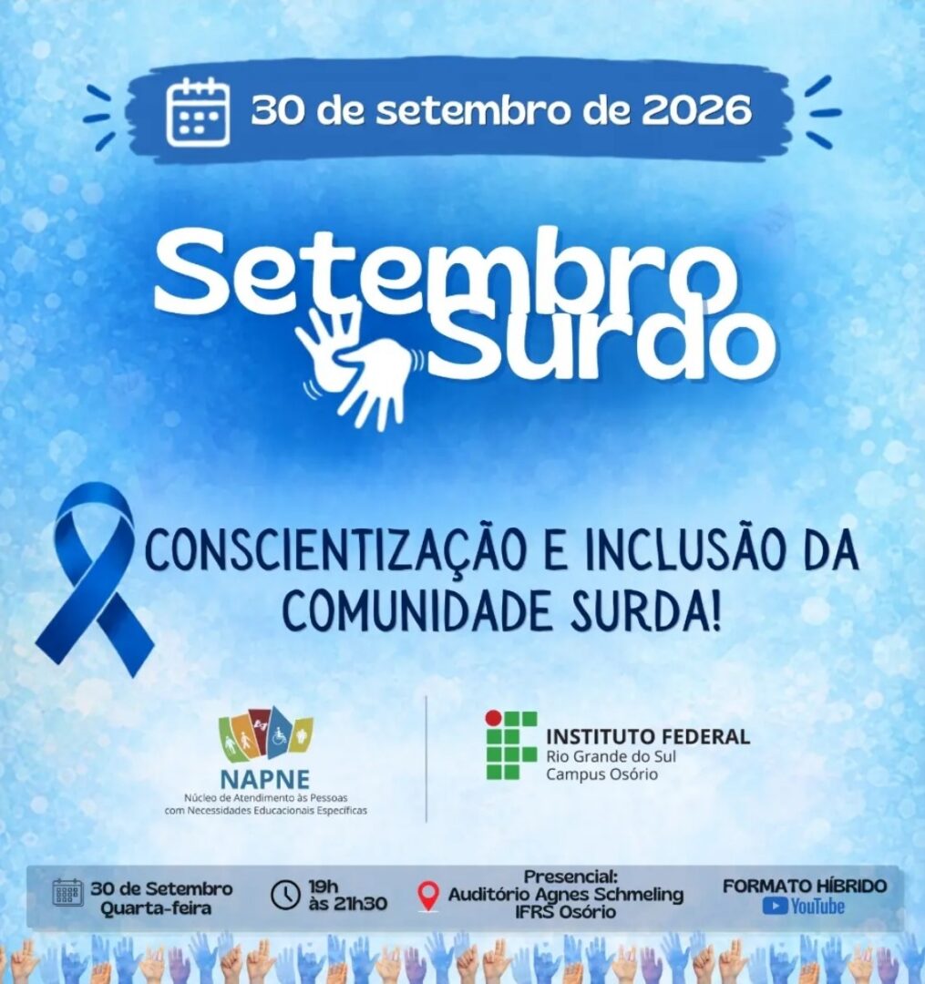 Divulga&ccedil;&atilde;o atividade Setembro Surdo