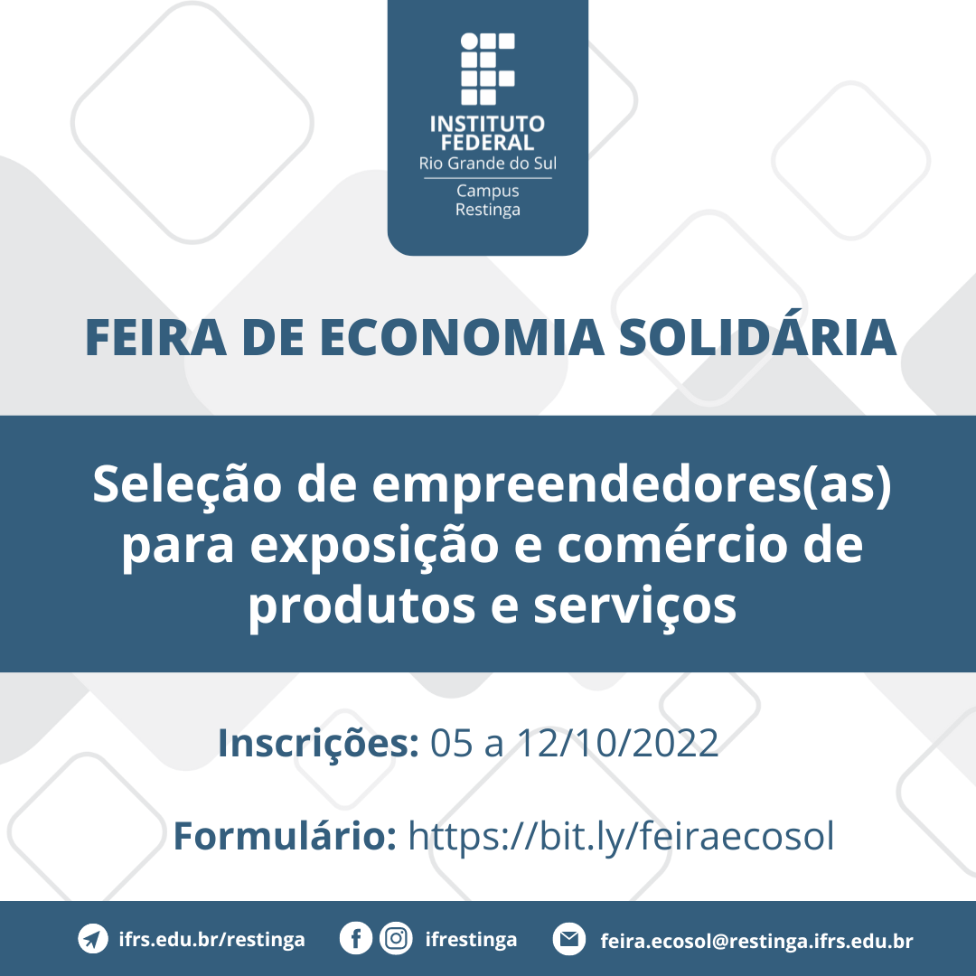 Terça feira solidária