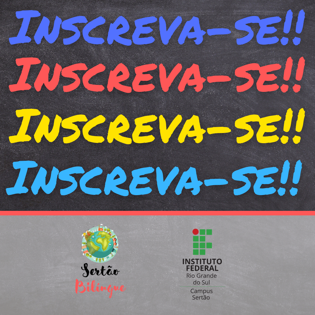 Projeto de Ensino ofertas aulas de inglês e espanhol - Campus Sertão