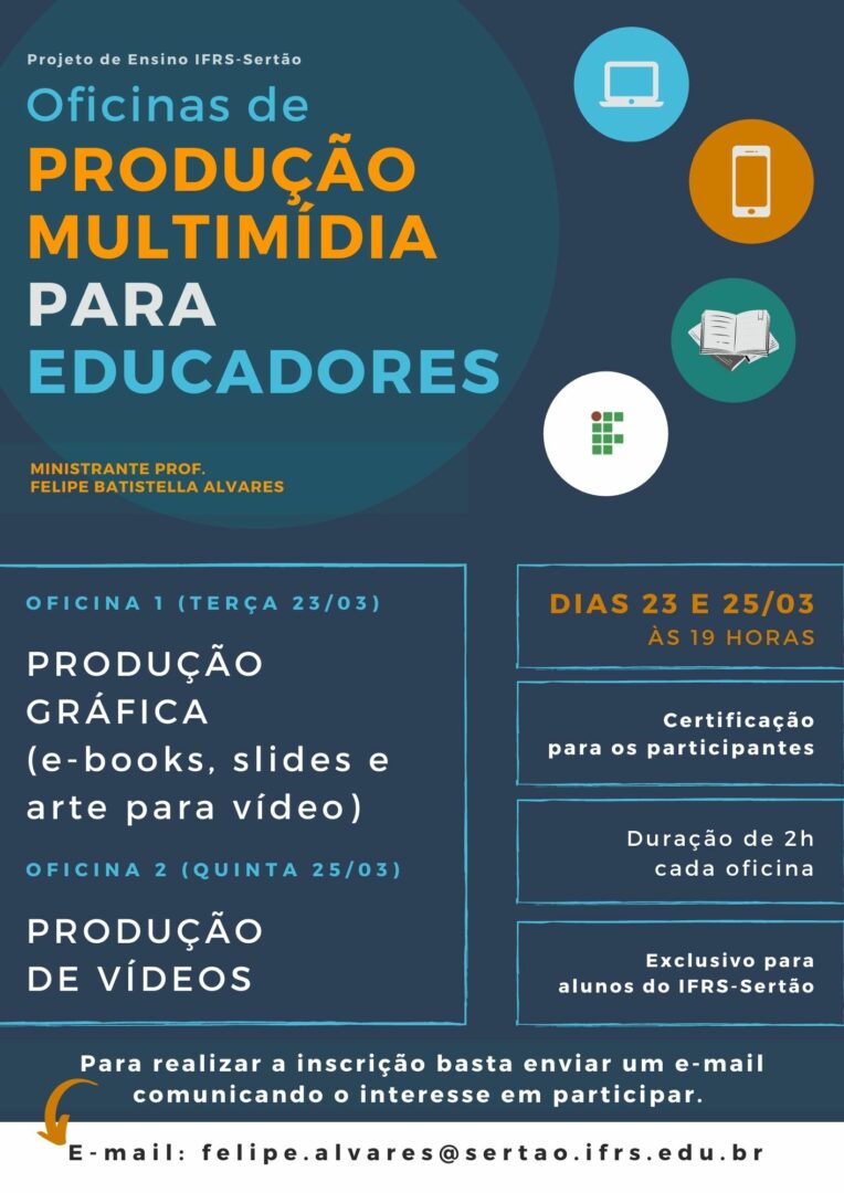 Curso de Produção Multimídia promoverá oficina de jogos de