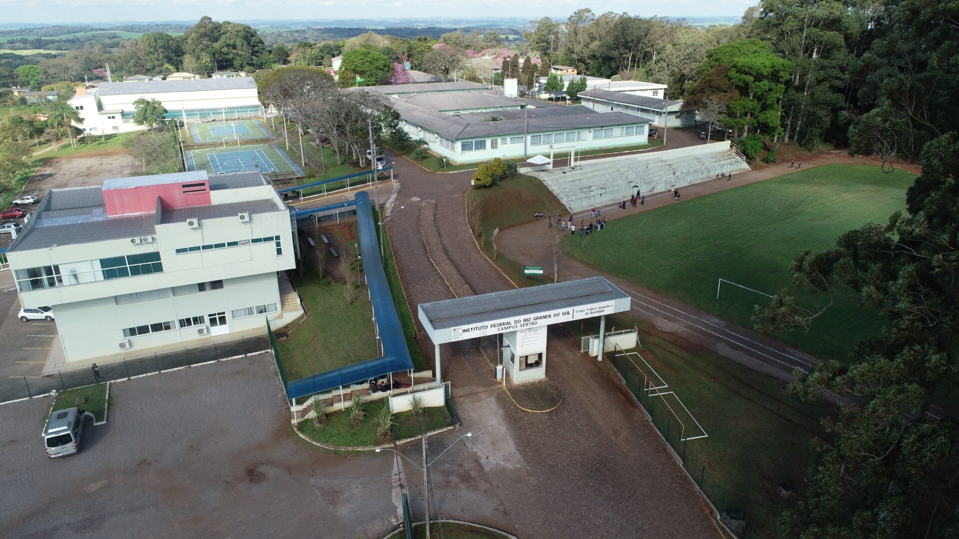 Destaque para o município de localização do IFRS Campus Sertão (de