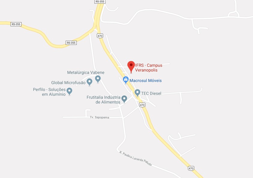 Localização Campus Veranópolis