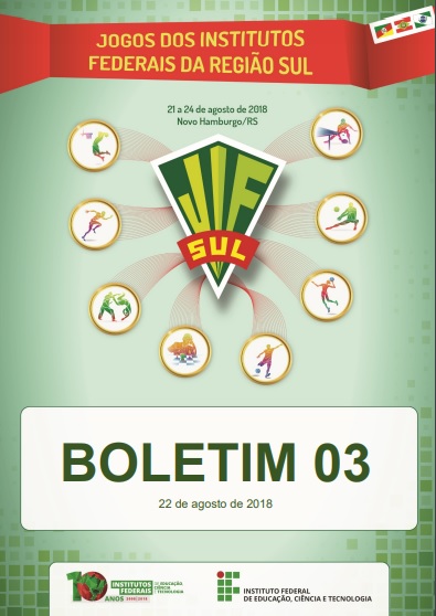 Resultados dos 1º dia - 21/08/2018