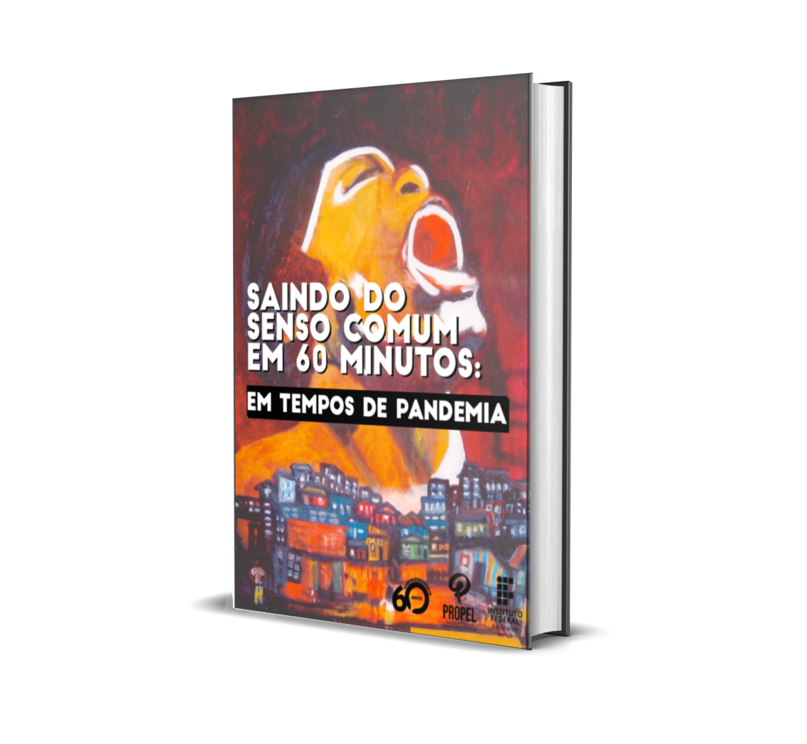 Neste livro, encontra-se uma coletânea de textos de acadêmicos renomados, acadêmicas renomadas, professores das redes pública e privada, das redes municipal, estadual e federal, jornalistas, administradores e administradoras, artistas, enfim, cidadãos. A obra tem inspiração no evento de extensão Saindo do Senso Comum em 60 minutos, que foi realizado pelo Programa Permanente de Ensino de Línguas e Literatura (Propel), entre os anos de 2016 e 2017.