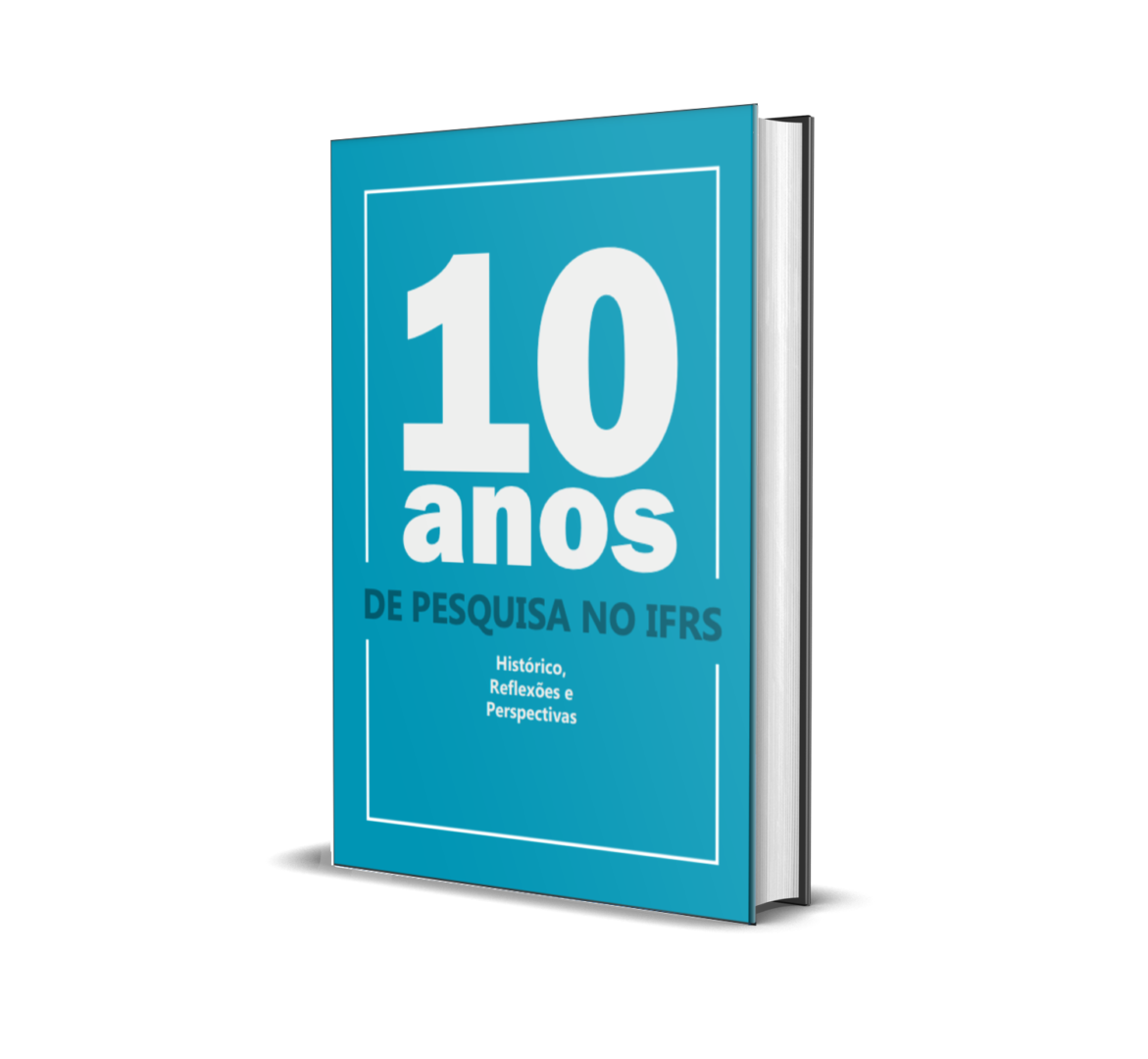 O livro 10 anos de Pesquisa no IFRS é um produto organizado pela Pró-reitoria de Pesquisa, Pós-graduação e Inovação (Proppi) e pelo Comitê de Pesquisa, Pós-graduação e Inovação (COPPI). Teve por objetivo compilar, em capítulos com textos do gênero ensaio, a trajetória da área de pesquisa dos 17 campi do IFRS nos últimos 10 anos. Cada capítulo foi elaborado pelos diretores(as) e coordenadores(as) de pesquisa dos campi do IFRS e suas comissões. Os capítulos estão organizados em ordem alfabética, precedidos do capítulo da PROPPI, e demonstram através de dados e depoimentos um pouco da história da pesquisa e seu desenvolvimento no período de 2010 a 2020.