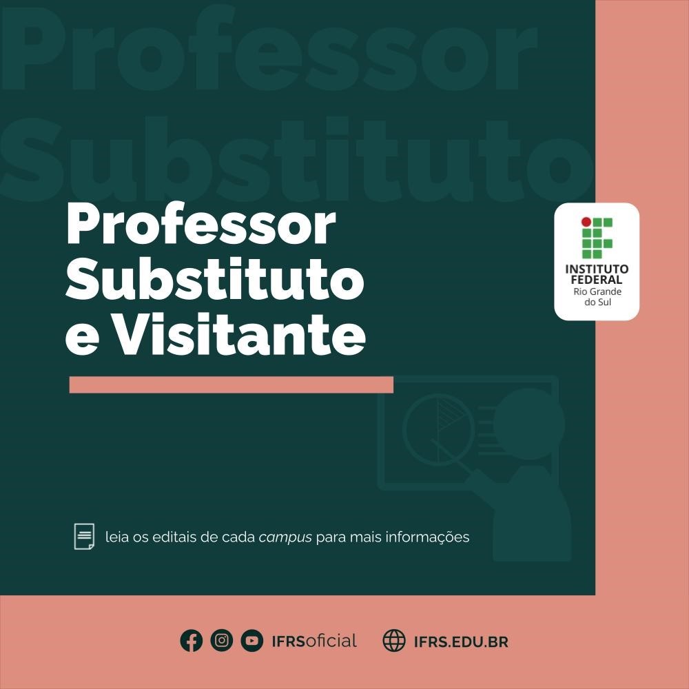 Estão abertas as inscrições para professores substitutos do IFRJ