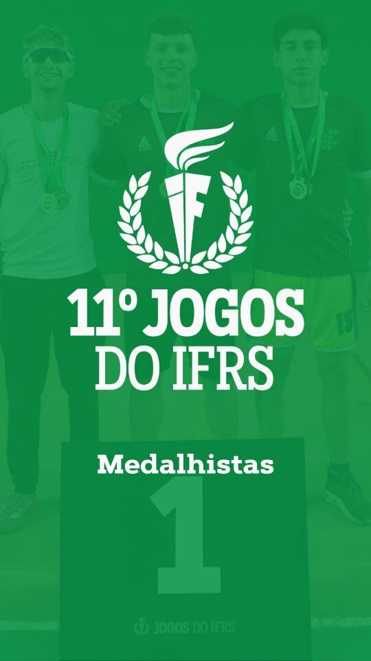 #JogosDoIFRS Saudades dos Jogos??? D&ecirc; uma espiadinha nos medalhistas desta edi&ccedil;&atilde;o 🏅👏 

#MundoIFRS #JIFRS2026